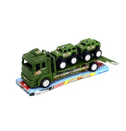 [JU7392] COCHE DE TORRE DE FRICCIÓN CON 2 JEEP [5508-21]