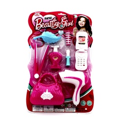 [JU4759] SET DE BELLEZA EN BLISTER CON 9 ACCESORIOS CAJA X96 UNDS [1137-7]