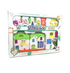 [JU387] CASA PEQUEÑA CON FAMILIA Y ACCESORIOS CAJA X 60 UNDS [16181A/YS205202]