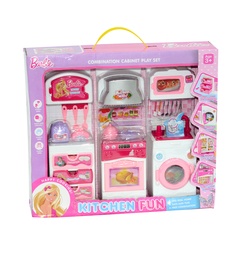 [JU8289] JUEGO DE COCINA Y ESTUFA CON HORNO [YQL-BB123]