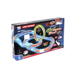 [JU7492] PISTA CON CONTROL DE LUCES Y CARRO [88802][C2/9]