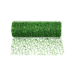 [HO55] MALLA DE NAVIDAD CON POLVO VERDE NAVIDAD CAJA X 120 UND [PAC2628]