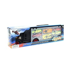 [JU210] REMOLQUE DE CONTENEDORES DE ALMACENAMIENTO CON 6 COCHES DEPORTIVOS (AB RICKSHAW) [FCJ0579198]