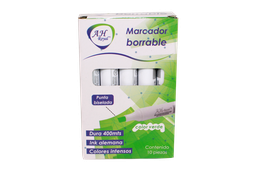 [PA800] MARCADOR  AH ROYAL BORRABLE BISELADO VERDE  (DISPLAY X10UNDS) [PAC70585-800]