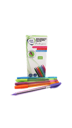 [PA728] BOLIGRAFO AH ROYAL SEMIGEL 1 MM TRIANGULAR COLORES SURTIDOS REF PA728 (DISPLAY X 12UNDS) CAJA X 144DPS