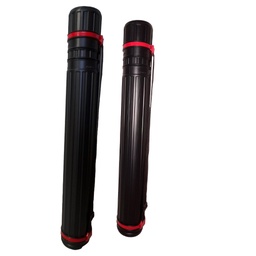 [PA861] TUBO PORTA PLANO.X 2 UND MEDIANO Y PQUEÑO Ø 7,5 CM.(64-106 CM) + Ø7 CM.(52-93 CM)